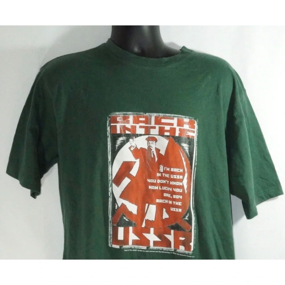 Back In The USSR T Shirt Green L - Picture 3 of 8
